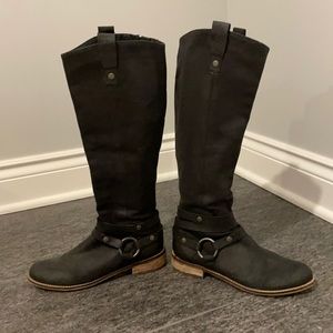 Steven by Steve Madden Black Long Boot